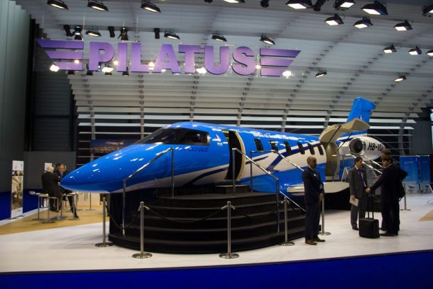 PC-24 Jet Protoype by Pilatus Aircraft at EBACE 2016