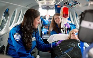 Mayo Clinic Assisted Patient on Beechcraft-Textron King Air 350C