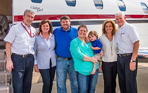 CFOH Provides Air Transportation To Treatment facilities For Sick and Injured Children