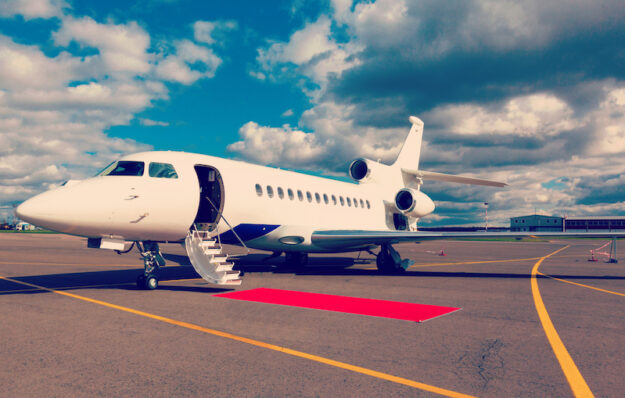 Jet on Runway Needing a Jet Broker
