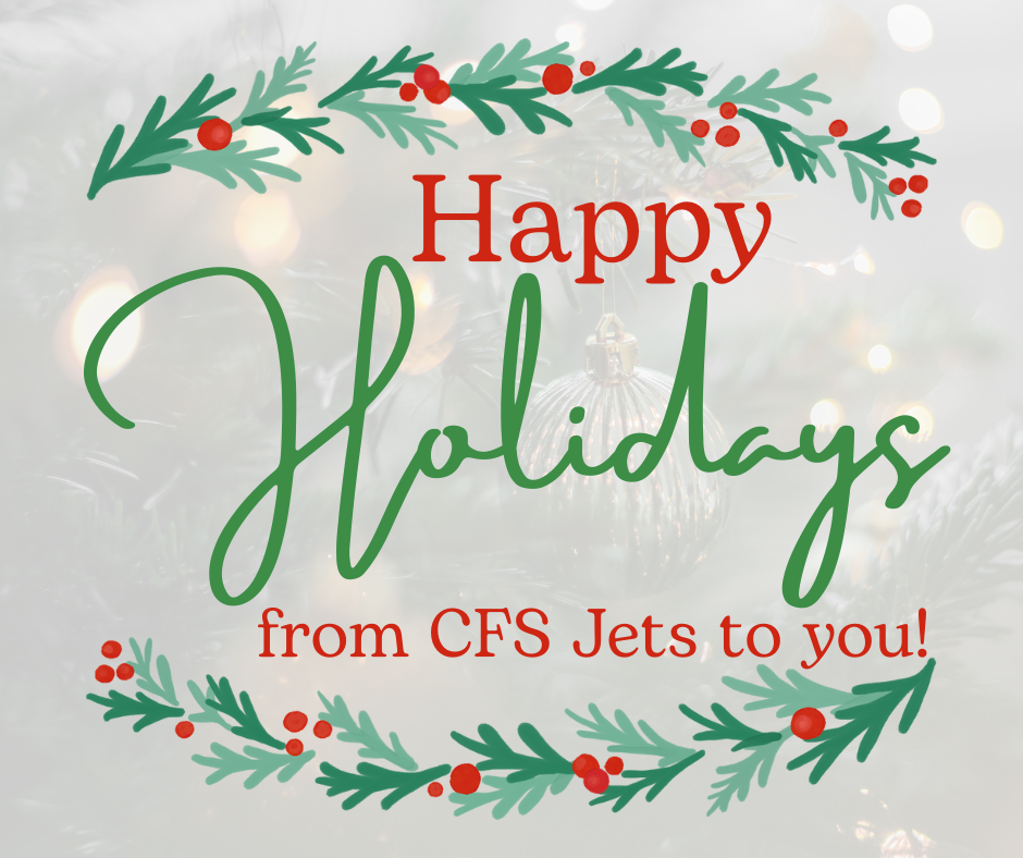 Wishing You Happy Holidays and Blue Skies Ahead with CFS Jets!