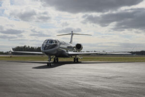 Jet on Runway from a Private Jet Broker