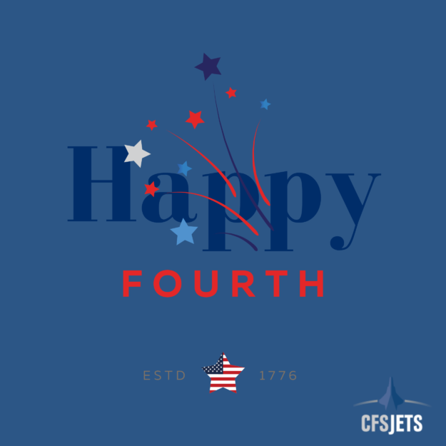Happy Independence Day from all of us at CFS Jets